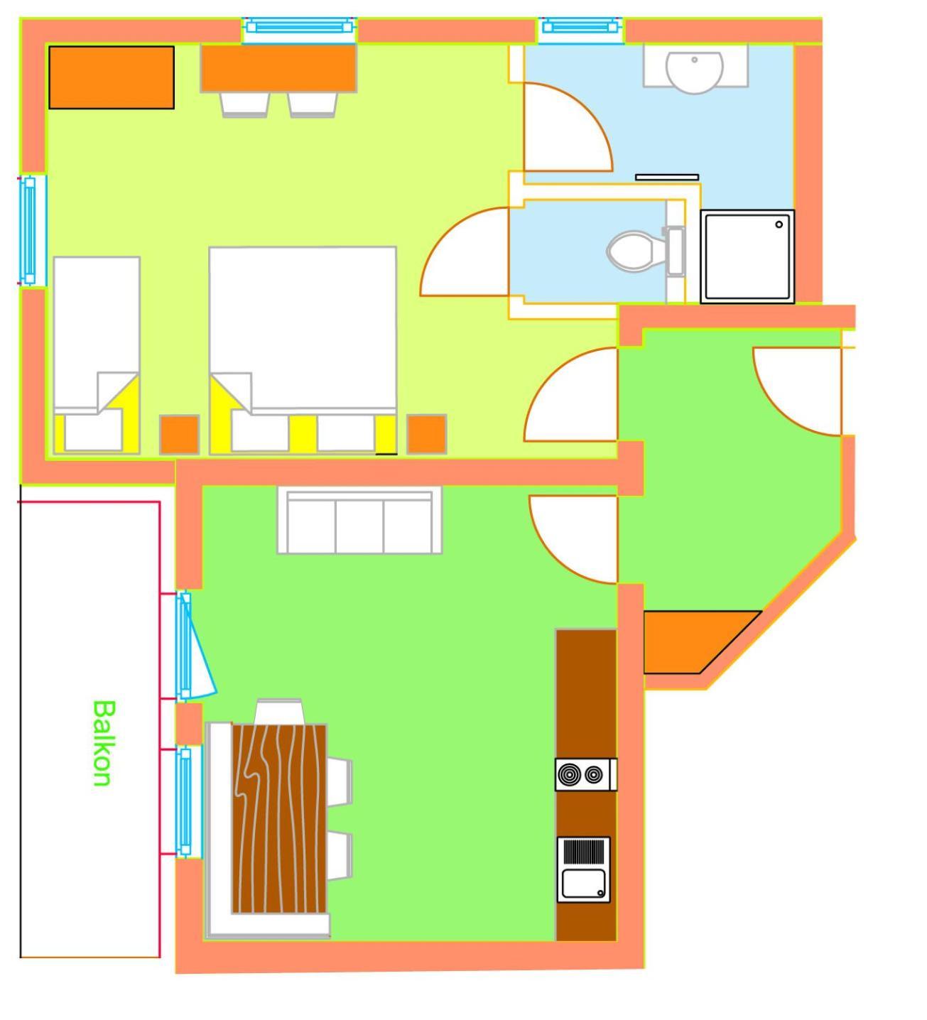 Haus Ofner Am Kreischberg Bed & Breakfast Sankt Georgen ob Murau Oda fotoğraf